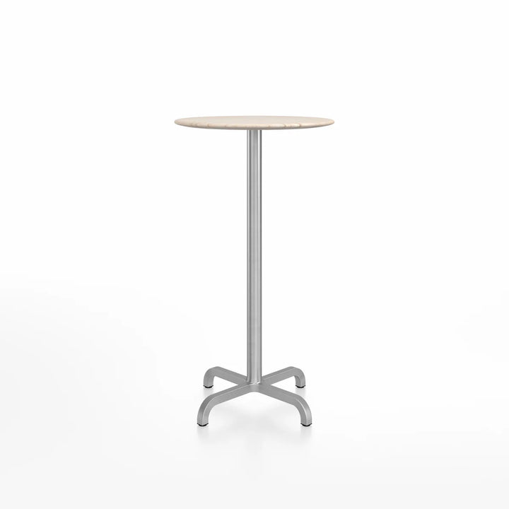 Emeco 20-06 Round Bar Table by Foster + Partners 24inches