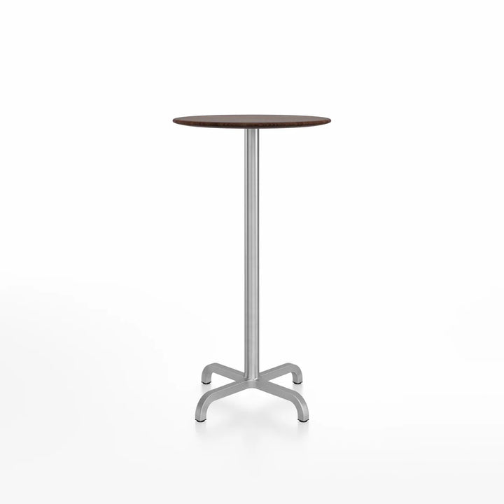Emeco 20-06 Round Bar Table by Foster + Partners 24inches