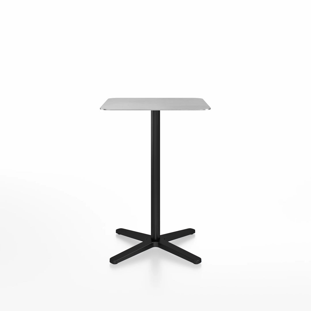 Emeco 2 Inch® X Base Counter Table, 30inches Black Powder Coated Square by Jasper Morrison