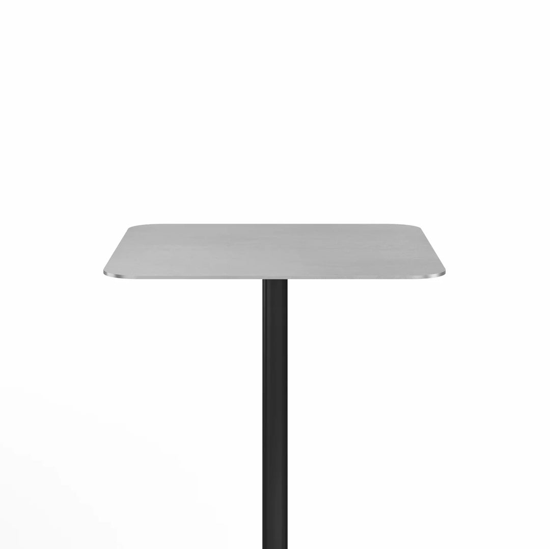 Emeco 2 Inch® X Base Counter Table, 30inches Black Powder Coated Square by Jasper Morrison
