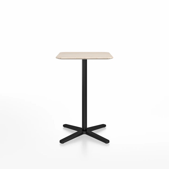 Emeco 2 Inch® X Base Counter Table, 30inches Black Powder Coated Square by Jasper Morrison