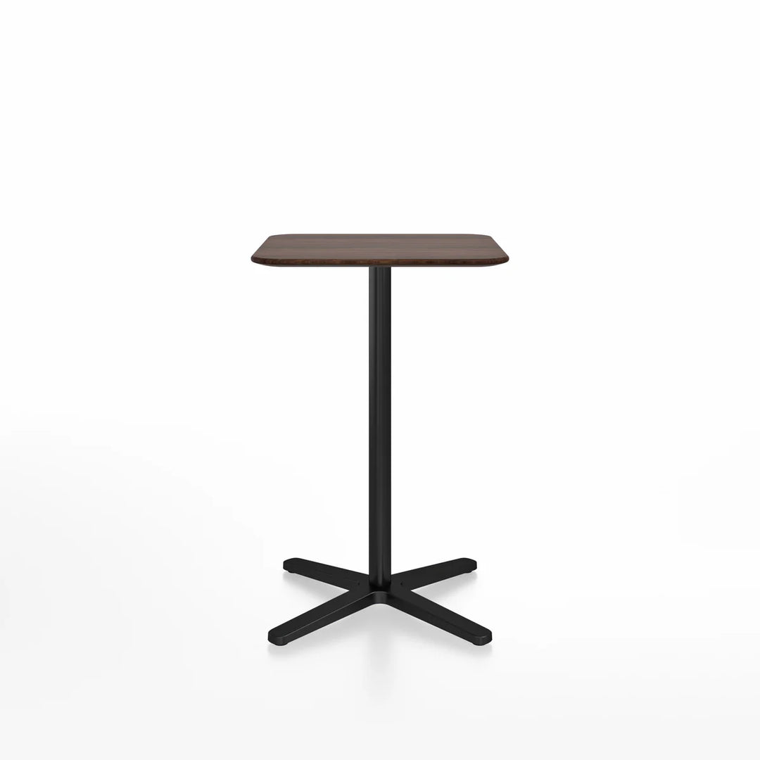 Emeco 2 Inch® X Base Counter Table, 30inches Black Powder Coated Square by Jasper Morrison