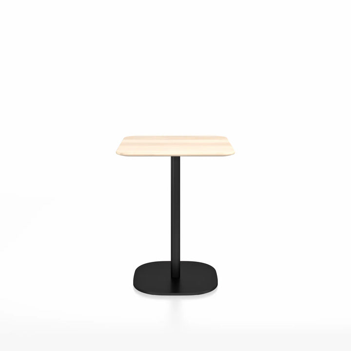 Emeco 2 Inch® Flat Base Café Table, by Jasper Morrison 30inches Black Powder Coated