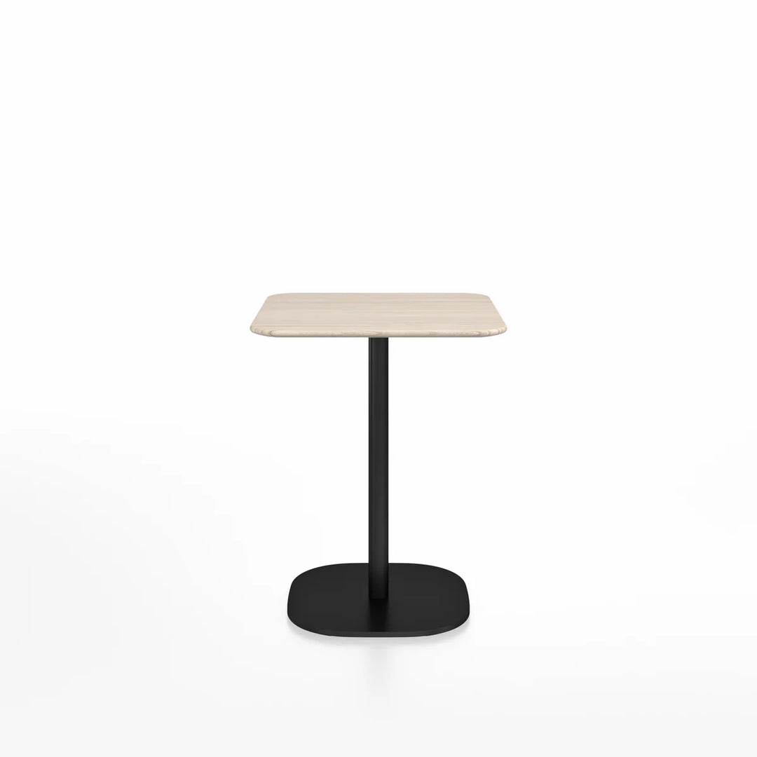 Emeco 2 Inch® Flat Base Café Table, by Jasper Morrison 30inches Black Powder Coated