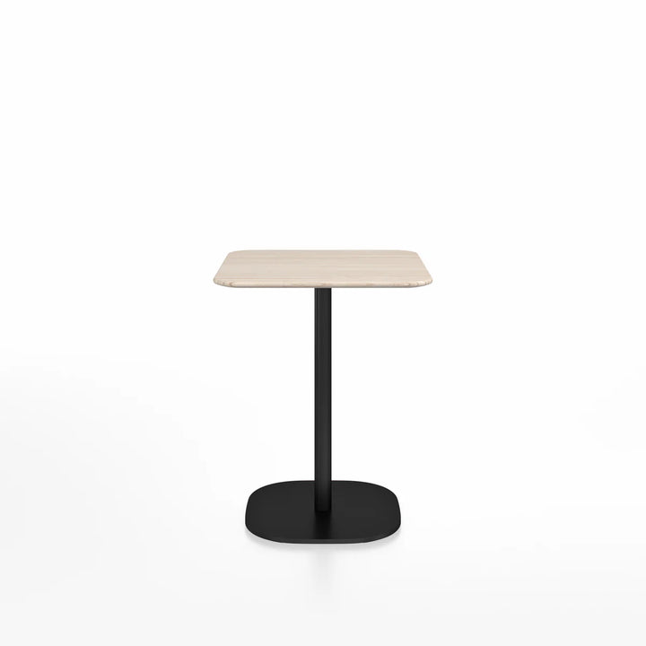 Emeco 2 Inch® Flat Base Café Table, by Jasper Morrison 30inches Black Powder Coated