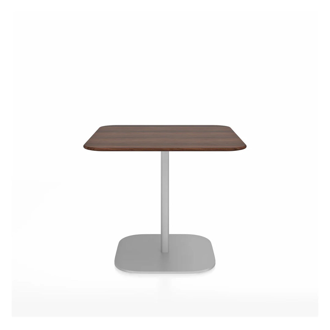 Emeco 2 Inch® Flat Base Café Table by Jasper Morrison 30inches Hand Brushed