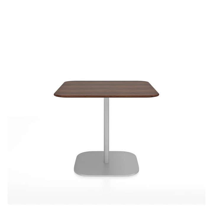 Emeco 2 Inch® Flat Base Café Table by Jasper Morrison 30inches Hand Brushed
