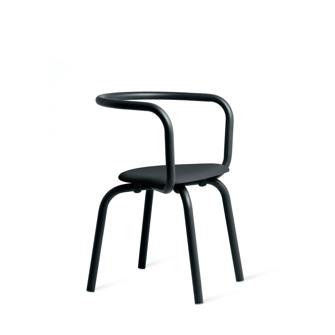 Emeco Parrish Side Chair by Konstantin Grcic – Black Powder Coated