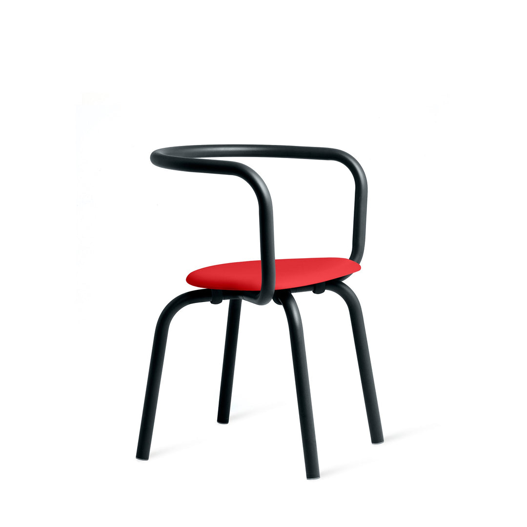 Emeco Parrish Side Chair by Konstantin Grcic – Black Powder Coated