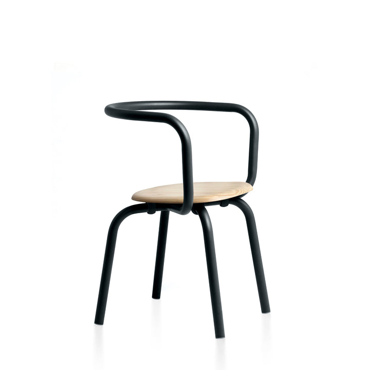 Emeco Parrish Side Chair by Konstantin Grcic – Black Powder Coated