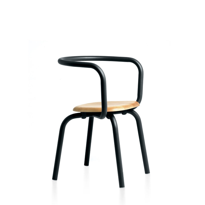 Emeco Parrish Side Chair by Konstantin Grcic – Black Powder Coated
