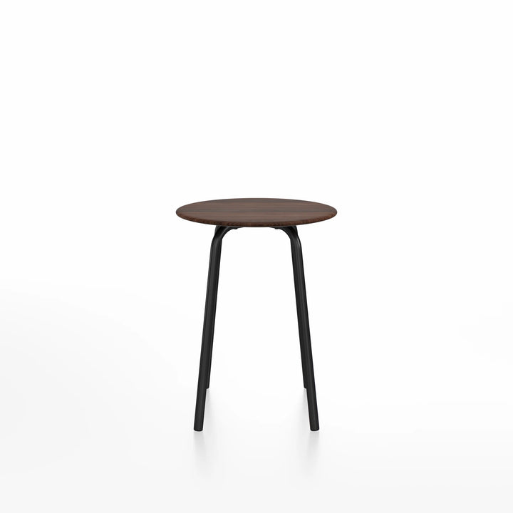 Emeco 24" Black Powder Coated Parrish Café Table, Round by Konstantin Grcic