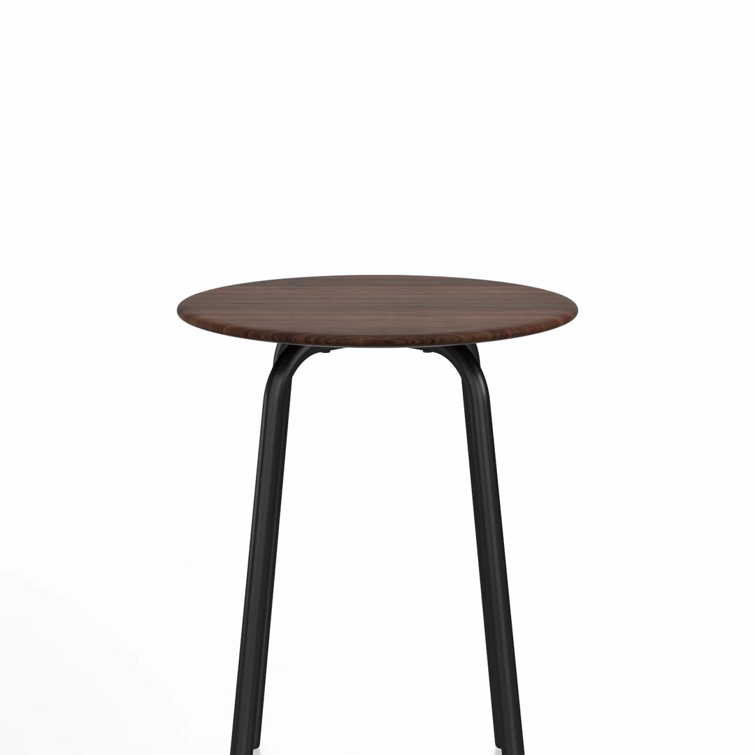 Emeco 24" Black Powder Coated Parrish Café Table, Round by Konstantin Grcic