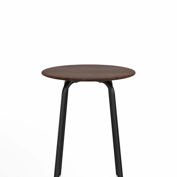 Emeco 24" Black Powder Coated Parrish Café Table, Round by Konstantin Grcic