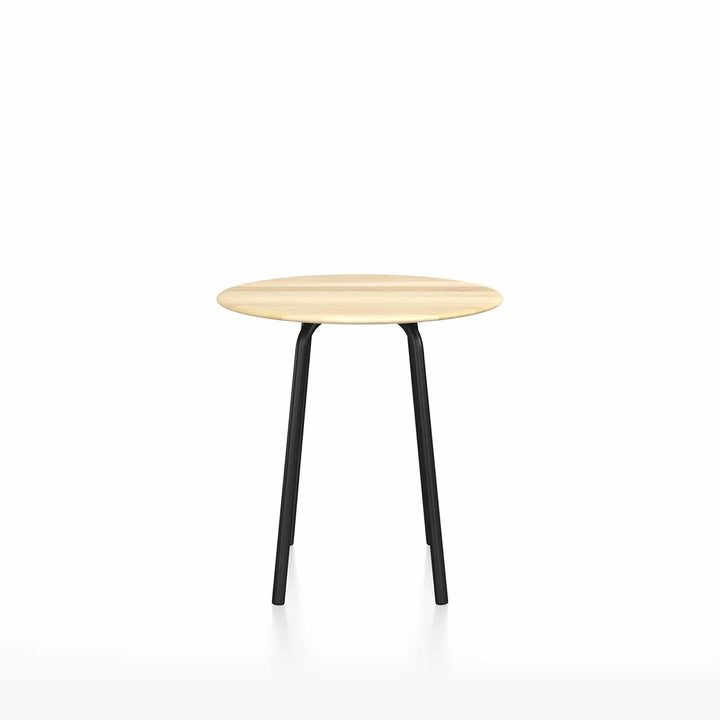 Emeco 30" Black Powder Coated Parrish Café Table, Round by Konstantin Grcic
