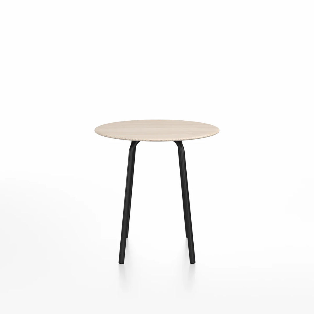 Emeco 30" Black Powder Coated Parrish Café Table, Round by Konstantin Grcic