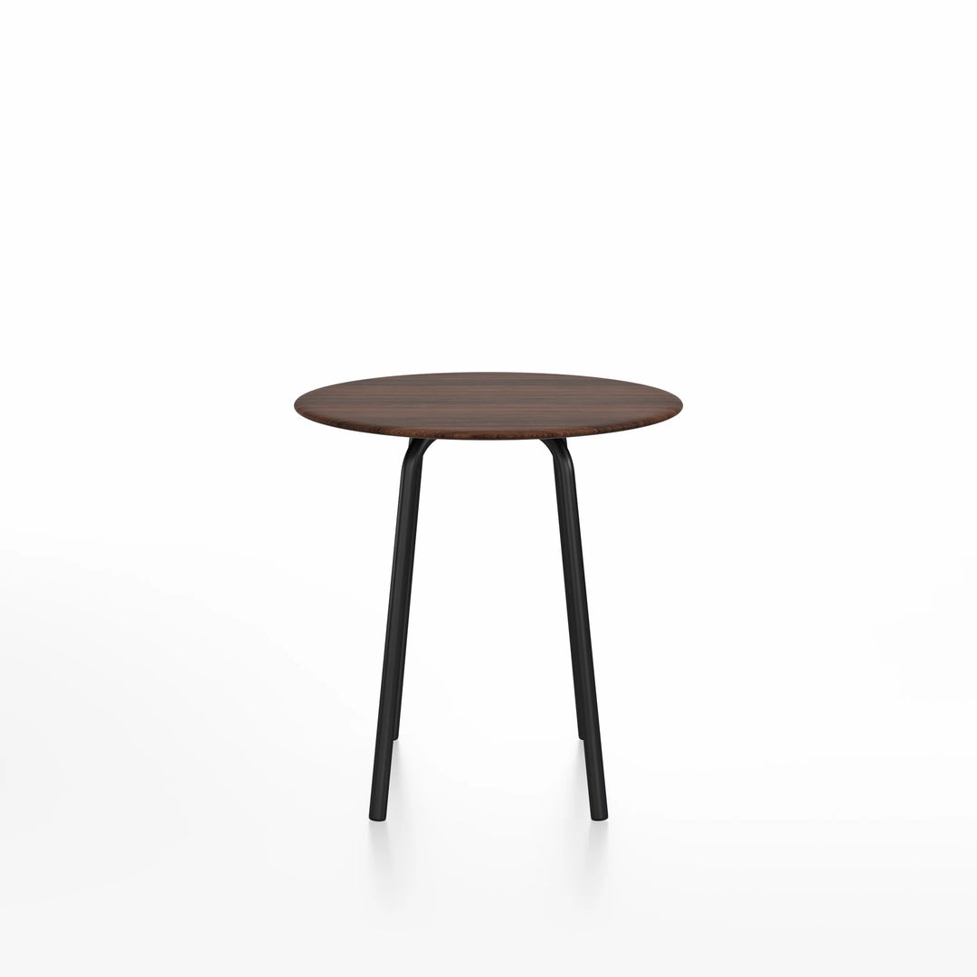 Emeco 30" Black Powder Coated Parrish Café Table, Round by Konstantin Grcic