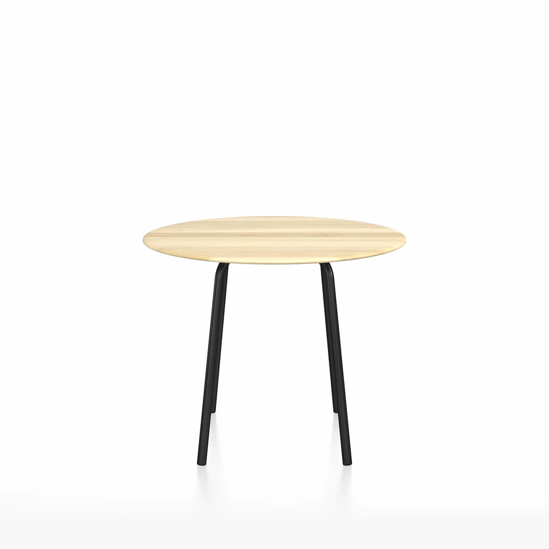 Emeco 36" Black Powder Coated Parrish Café Table, Round by Konstantin Grcic