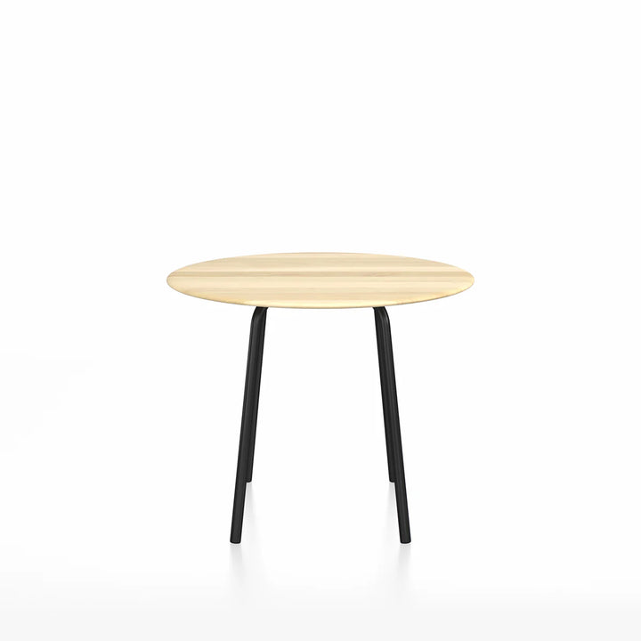 Emeco 36" Black Powder Coated Parrish Café Table, Round by Konstantin Grcic