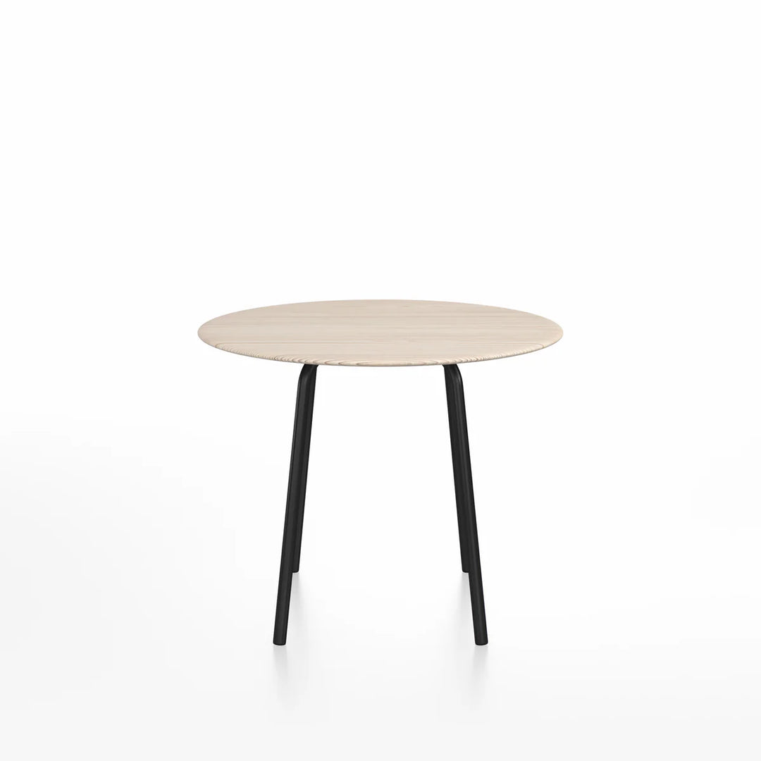 Emeco 36" Black Powder Coated Parrish Café Table, Round by Konstantin Grcic