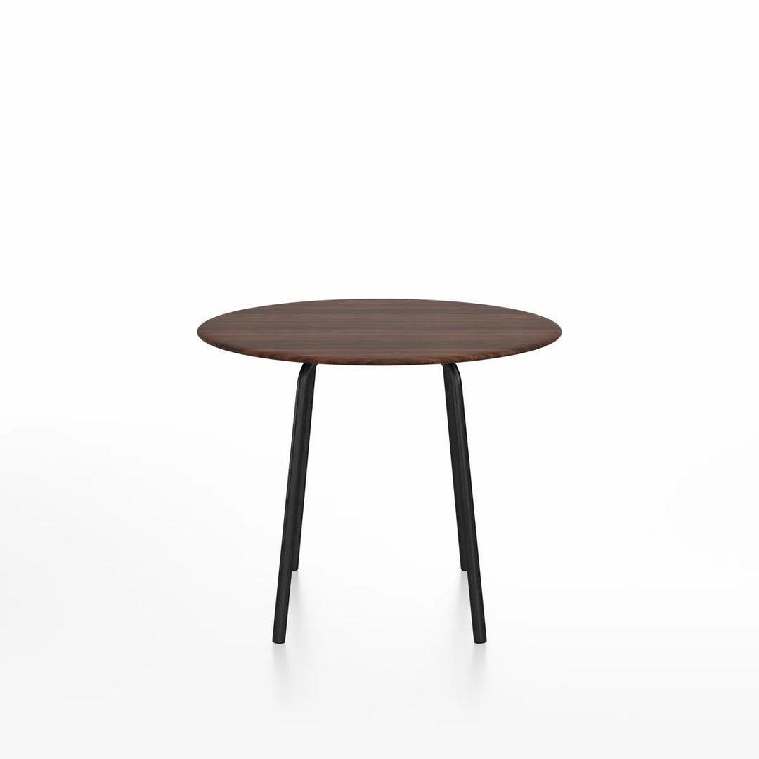 Emeco 36" Black Powder Coated Parrish Café Table, Round by Konstantin Grcic