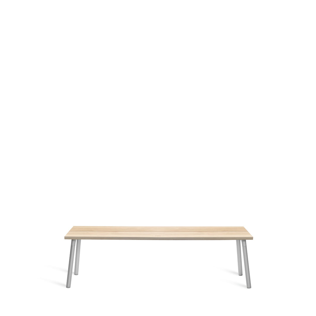 Emeco Run 3-Seat Bench – Clear Anodized | Sam Hecht & Kim Colin