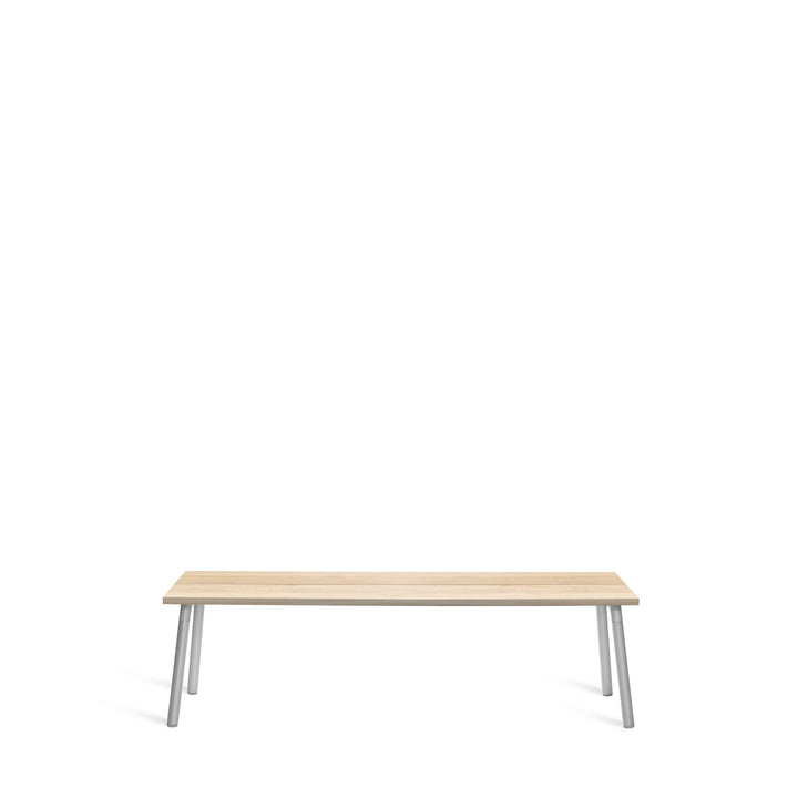 Emeco Run 3-Seat Bench – Clear Anodized | Sam Hecht & Kim Colin