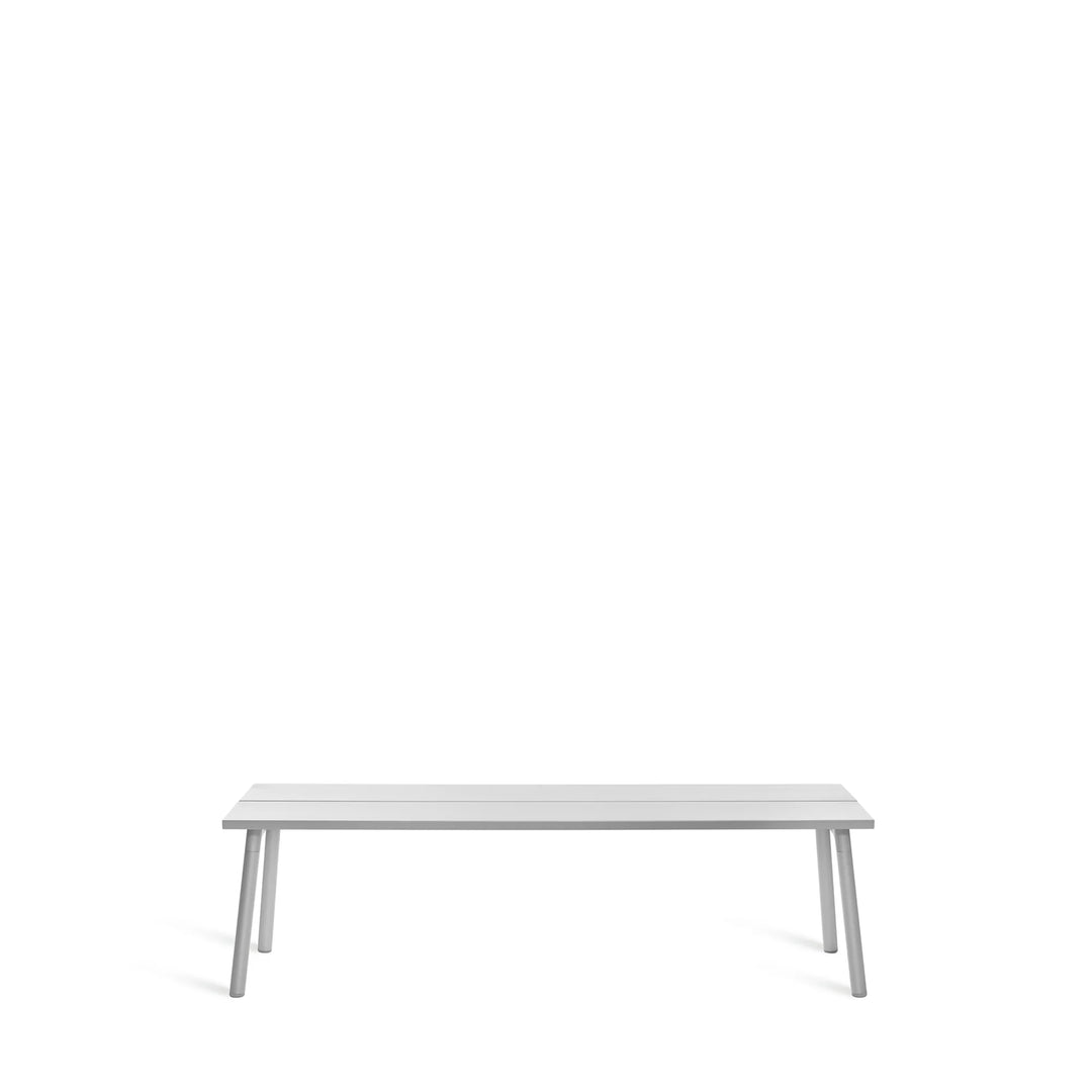 Emeco 3 Seater Run Bench, Aluminum by Sam Hecht & Kim Colin