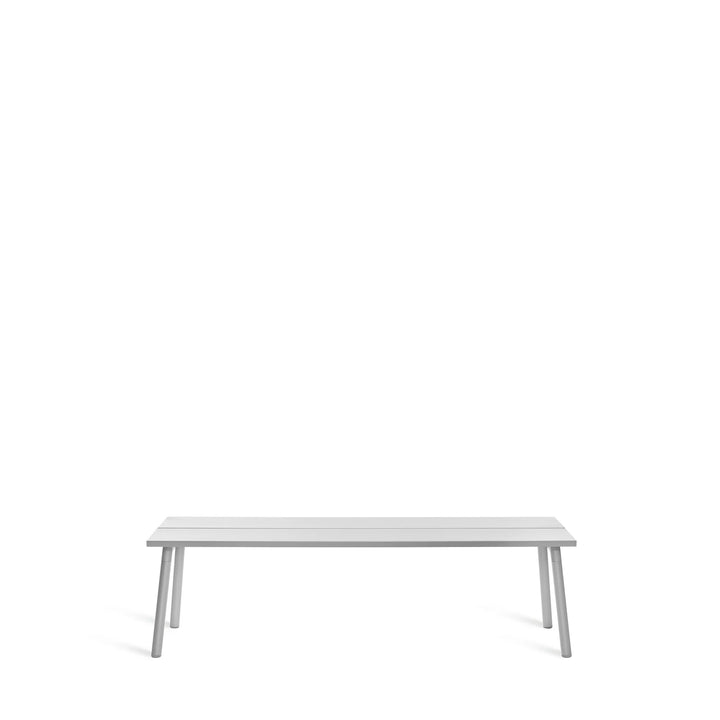 Emeco 3 Seater Run Bench, Aluminum by Sam Hecht & Kim Colin
