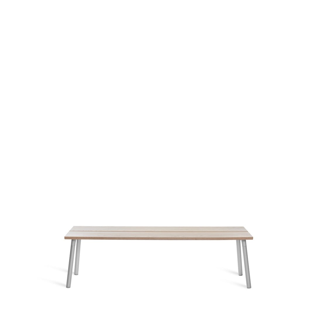 Emeco Run 3-Seat Bench – Clear Anodized | Sam Hecht & Kim Colin