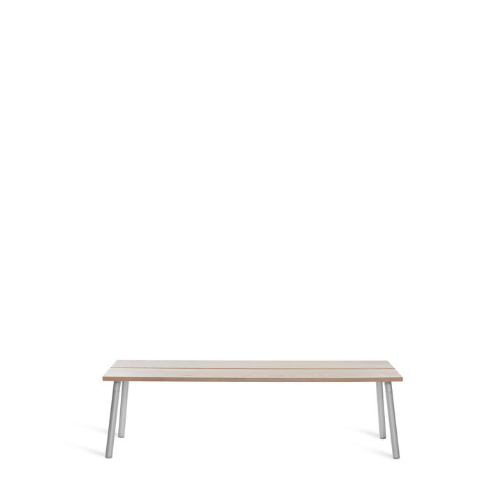 Emeco Run 3-Seat Bench – Clear Anodized | Sam Hecht & Kim Colin