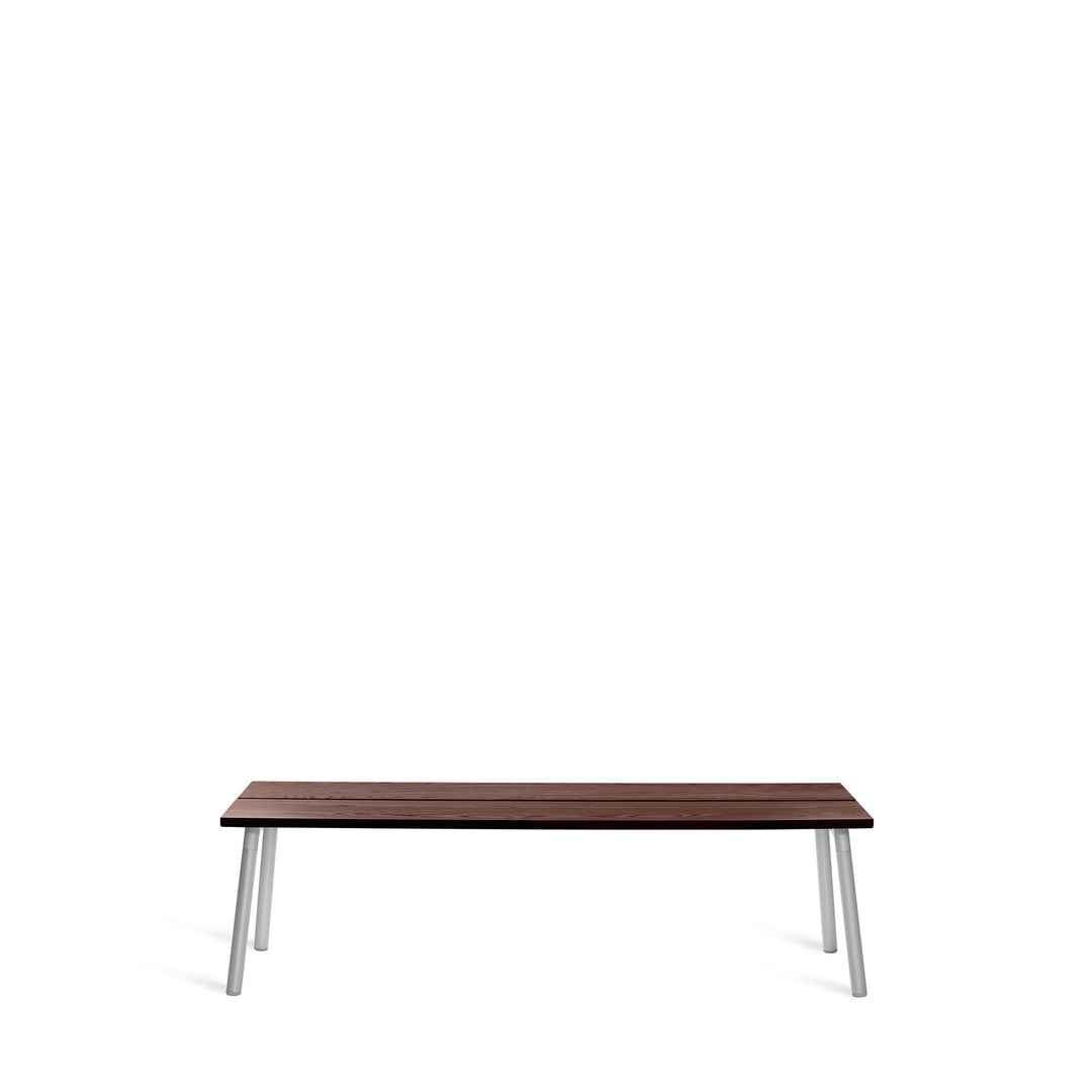 Emeco Run 3-Seat Bench – Clear Anodized | Sam Hecht & Kim Colin