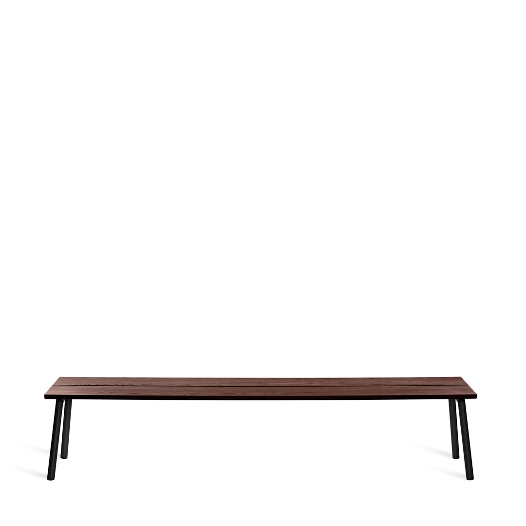 Emeco Run 4-Seat Bench – Black Powder Coated | Sam Hecht & Kim Colin