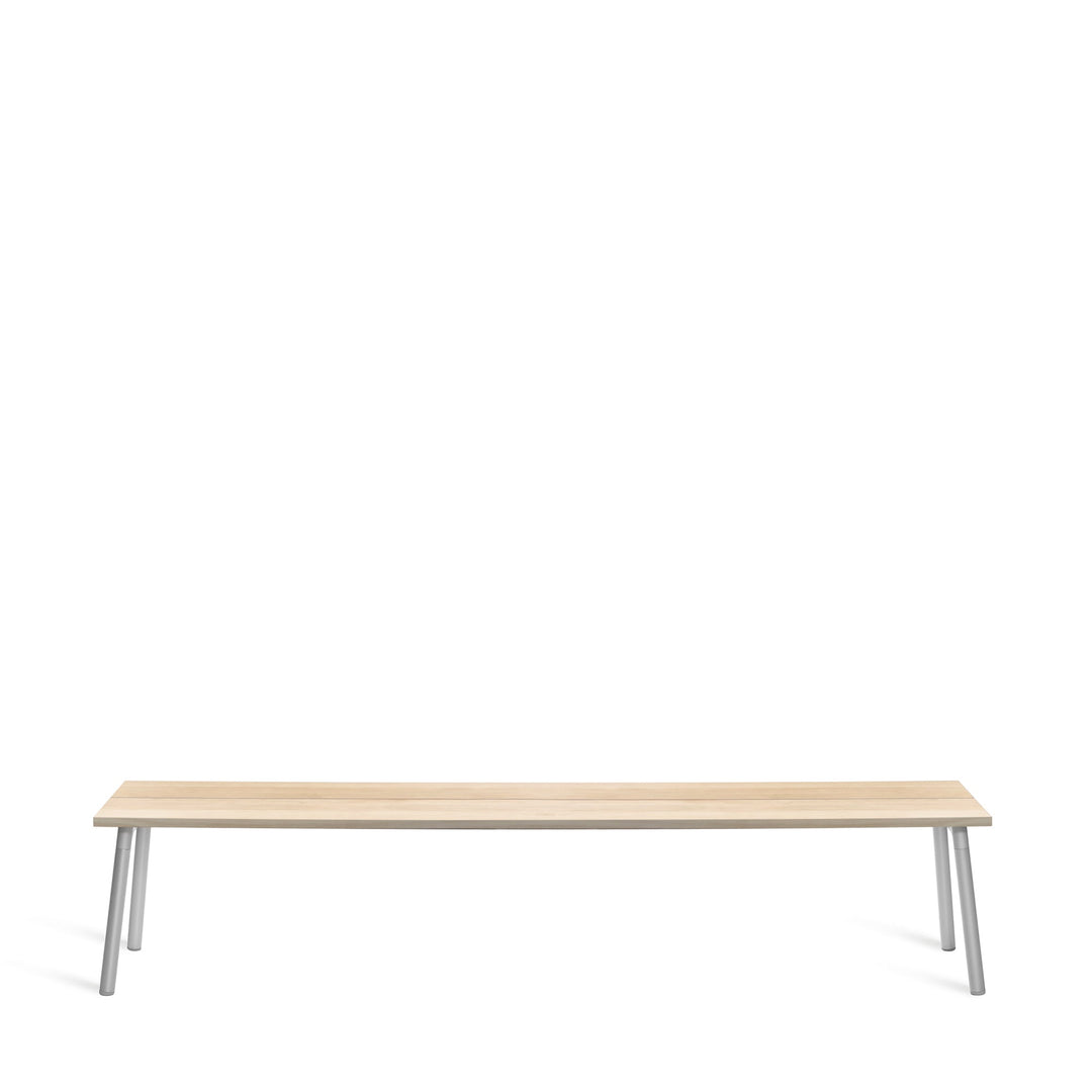 Emeco Run 4-Seat Bench – Clear Anodized | Sam Hecht & Kim Colin