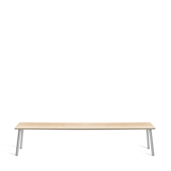 Emeco Run 4-Seat Bench – Clear Anodized | Sam Hecht & Kim Colin
