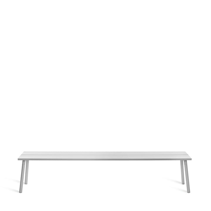 Emeco 4 Seater Run Bench, Aluminum by Sam Hecht & Kim Colin
