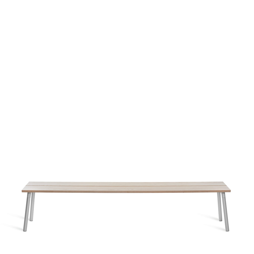 Emeco Run 4-Seat Bench – Clear Anodized | Sam Hecht & Kim Colin