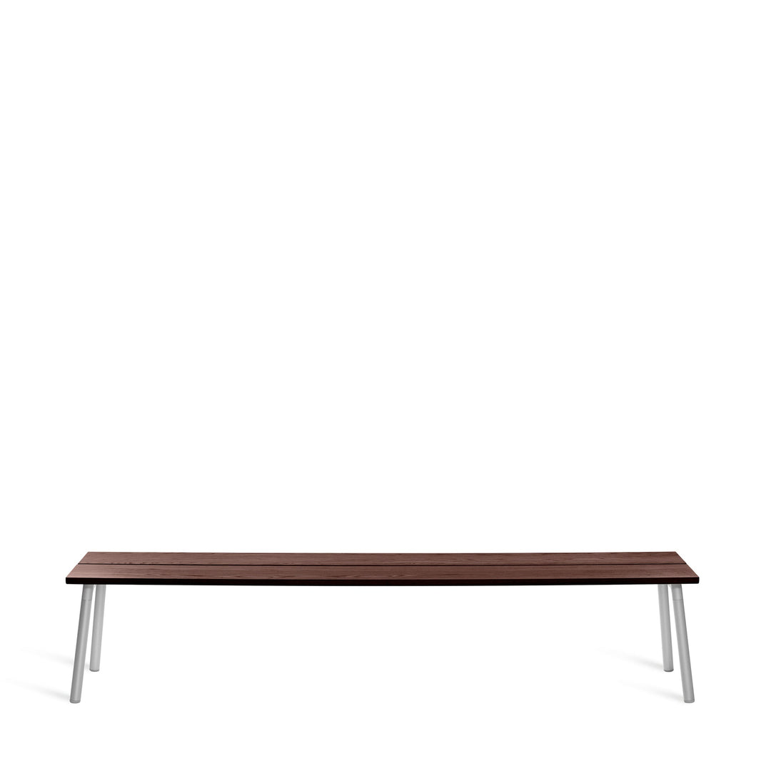 Emeco Run 4-Seat Bench – Clear Anodized | Sam Hecht & Kim Colin