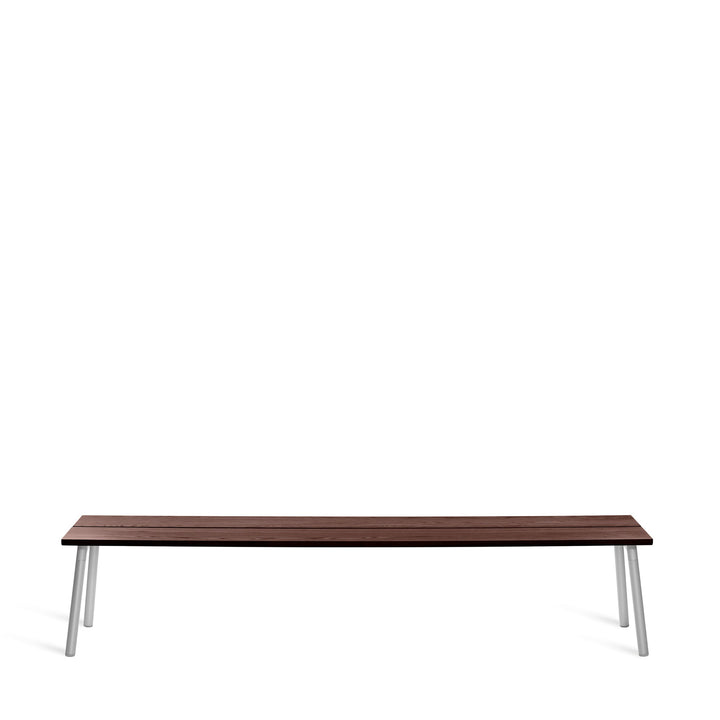 Emeco Run 4-Seat Bench – Clear Anodized | Sam Hecht & Kim Colin