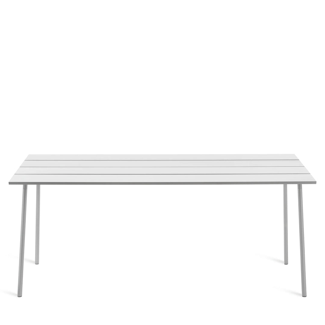 Emeco 96 inches Run High Table, Aluminum by Sam Hecht & Kim Colin