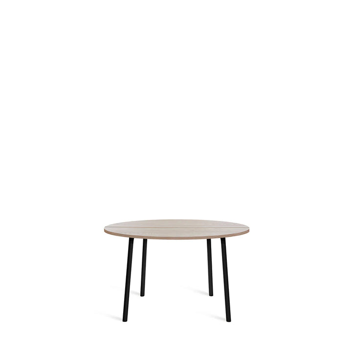 Emeco Black Powder Coated Run Round Table, Wood by Sam Hecht & Kim Colin