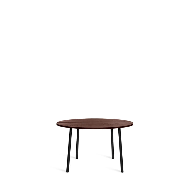 Emeco Black Powder Coated Run Round Table, Wood by Sam Hecht & Kim Colin