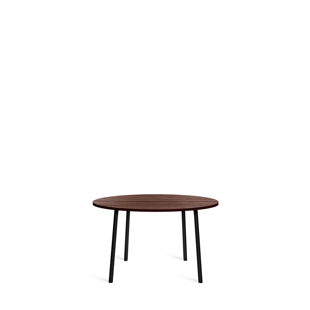 Emeco Black Powder Coated Run Round Table, Wood by Sam Hecht & Kim Colin
