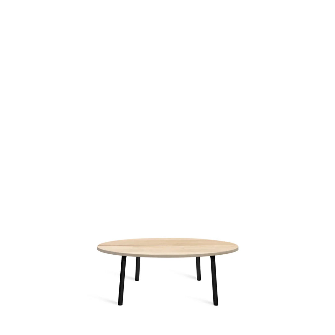 Emeco Black Powder Coated Run Coffee Table, Wood by Sam Hecht & Kim Colin