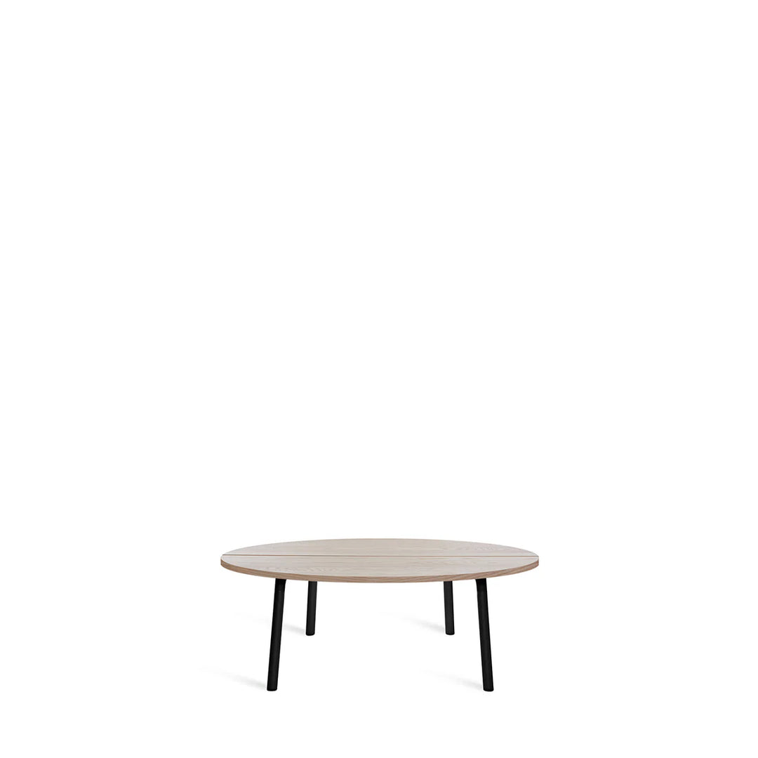 Emeco Black Powder Coated Run Coffee Table, Wood by Sam Hecht & Kim Colin