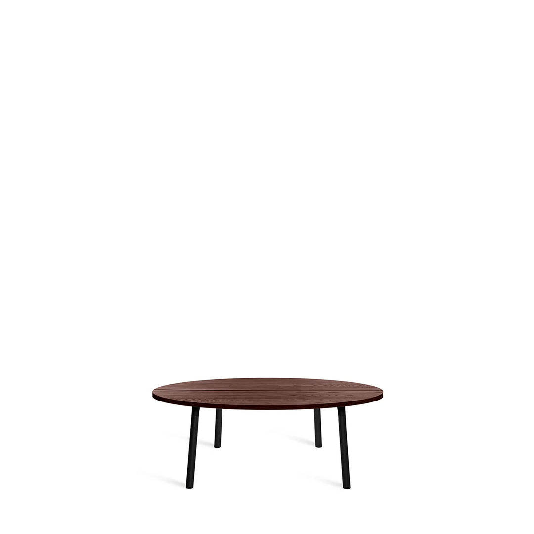 Emeco Black Powder Coated Run Coffee Table, Wood by Sam Hecht & Kim Colin