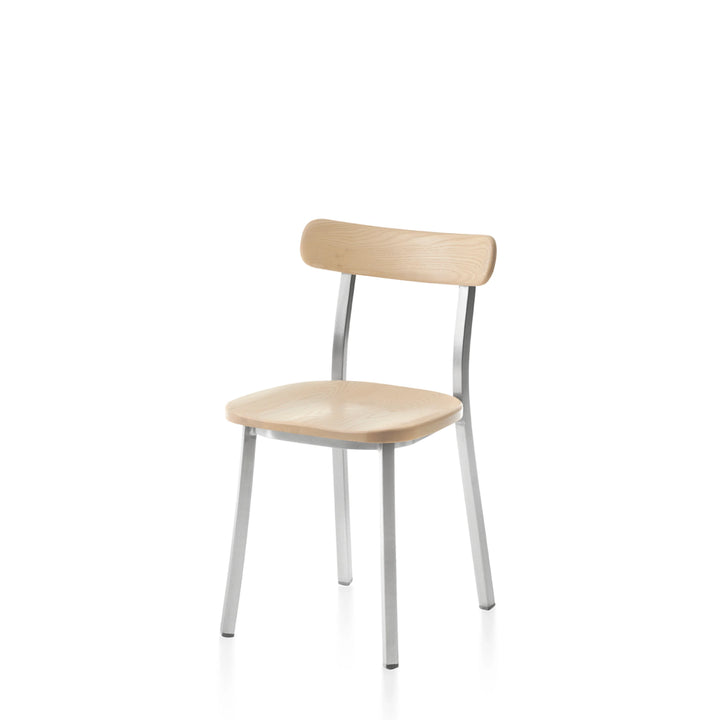Emeco Hand Brushed Utility Side Chair by Jasper Morrison