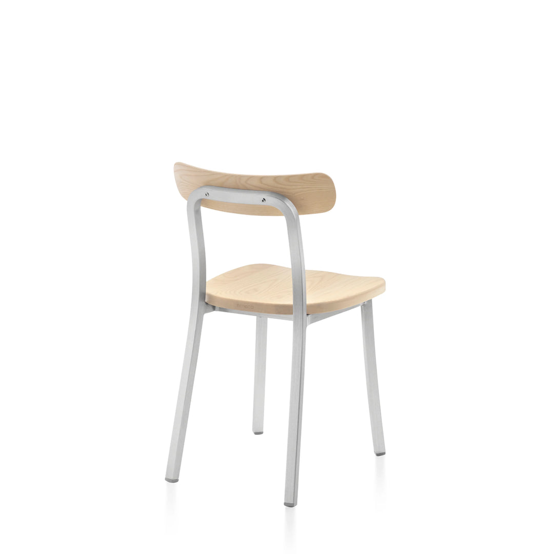 Emeco Hand Brushed Utility Side Chair by Jasper Morrison