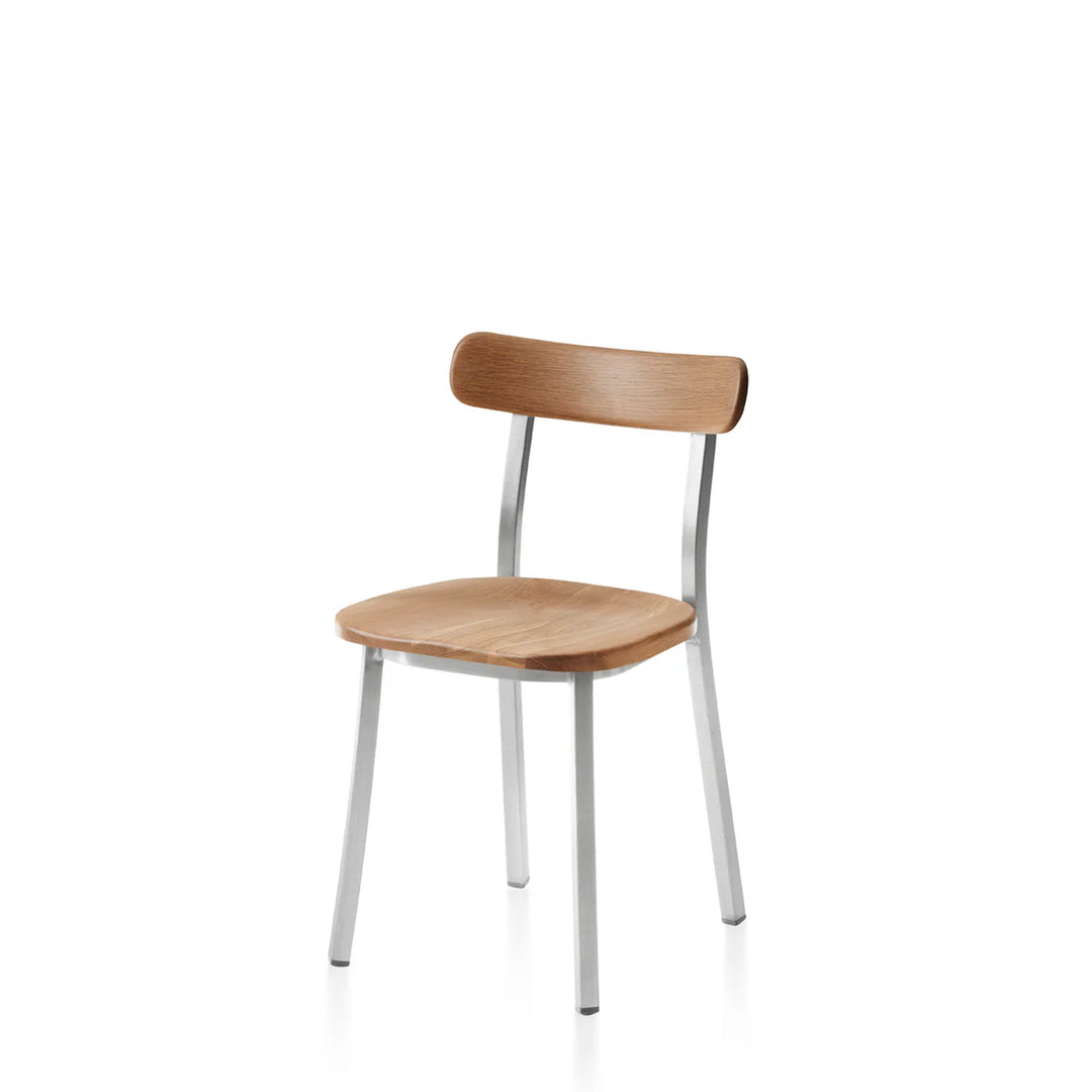Emeco Hand Brushed Utility Side Chair by Jasper Morrison