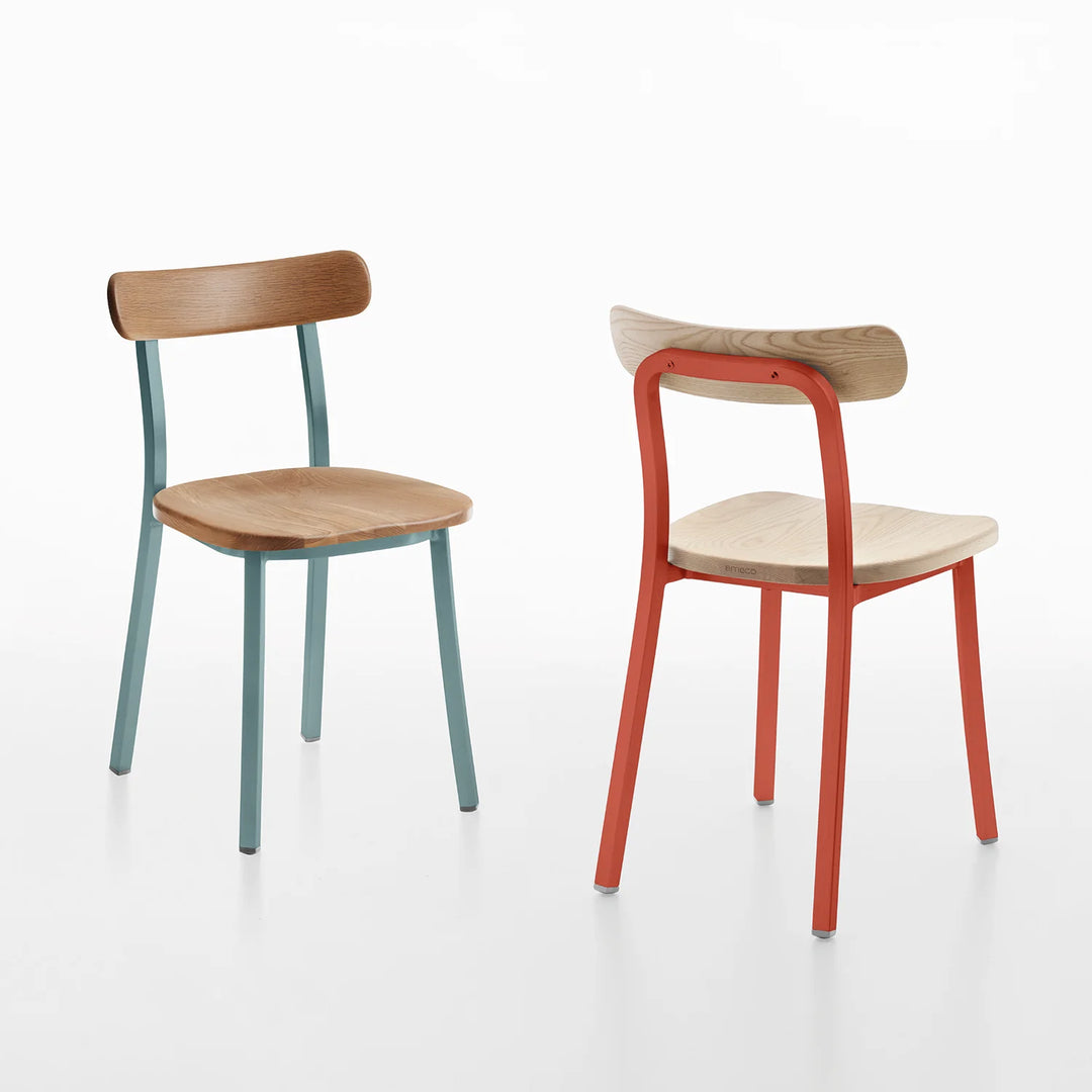 Emeco Hand Brushed Utility Side Chair by Jasper Morrison